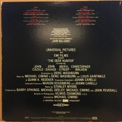 DEER HUNTER SOUNDTRACK JOHN WILLIAMS, MICHAEL CIMINO 1979 2.EL PLAK
