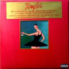 KANYE WEST - MY BEAUTIFUL DARK TWISTED FANTASY (2010) - 3LP 2016 EDITION SIFIR PLAK
