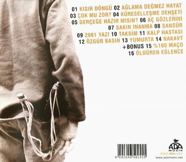 RASHİT – ADAM OLMAK İSTEMİYORUM (2003) - CD AMBALAJINDA SIFIR