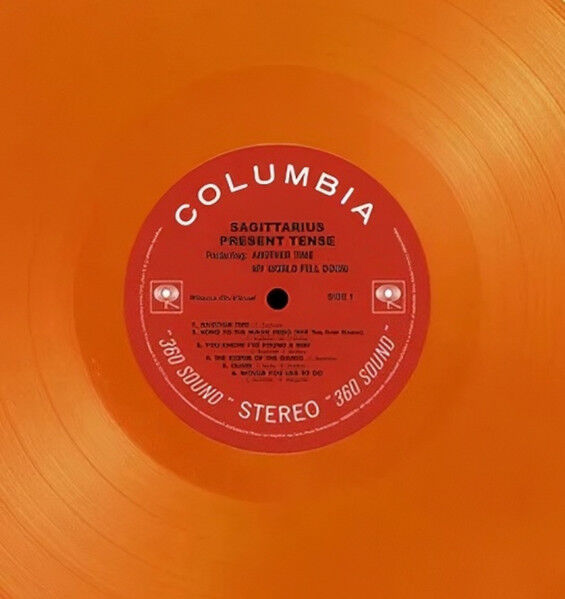 SAGITTARIUS - PRESENT TENSE (1968) - LP 180GR 2026 ORANGE COLOURED & LIMITED NUMBERED EDITION SIFIR PLAK