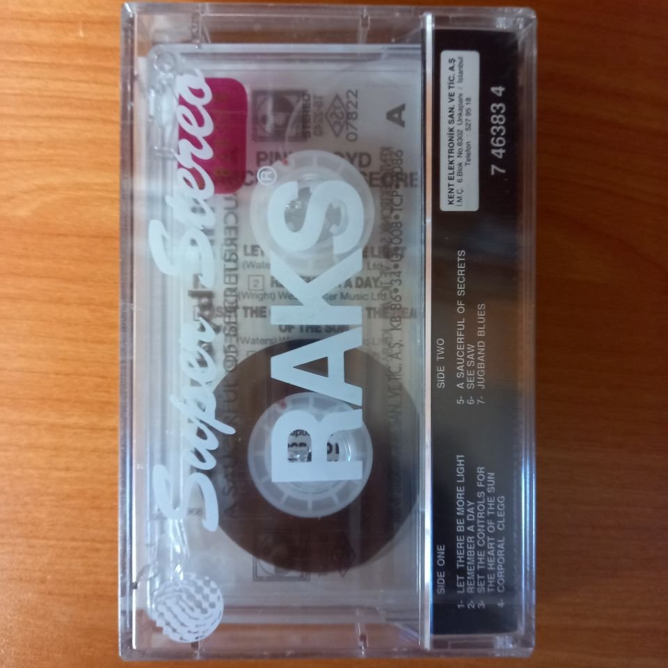 PINK FLOYD - A SAUCERFUL OF SECRETS (1986) - KASET SIFIR