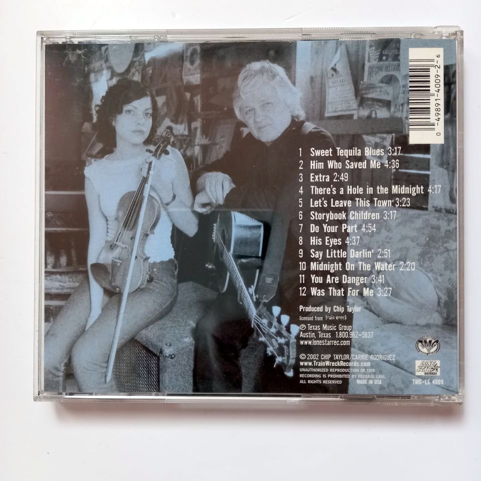 CHIP TAYLOR & CARRIE RODRIGUEZ – LET'S LEAVE THIS TOWN (2002) - CD 2.EL