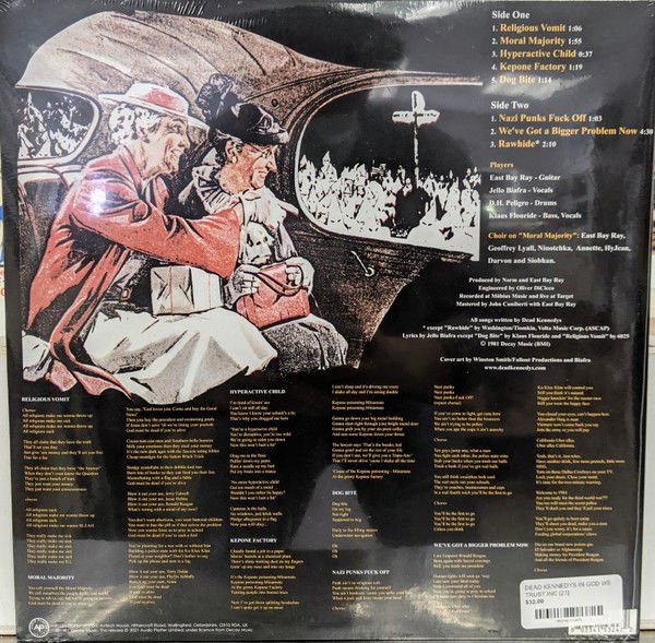 DEAD KENNEDYS - IN GOD WE TRUST (1991) - LP 2021 EDITION SIFIR PLAK