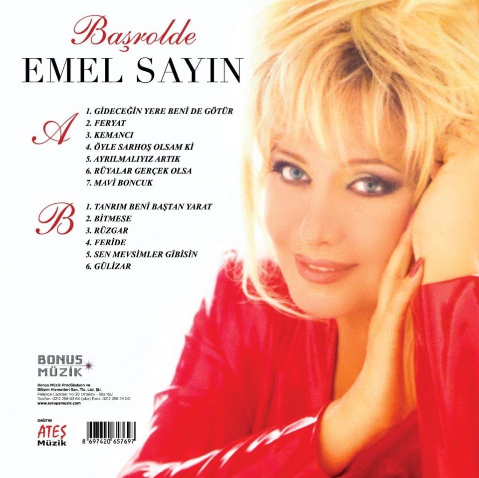 EMEL SAYIN - BAŞROLDE (1997) - LP 2024 BASIM SIFIR PLAK
