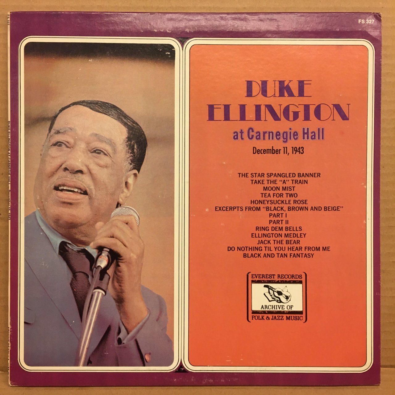 DUKE ELLINGTON AT CARNEGIE HALL 1943, 1977 2.EL PLAK