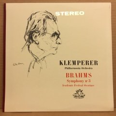 BRAHMS SYMPHONY NO 3 OTTO KLEMPERER 2.EL PLAK