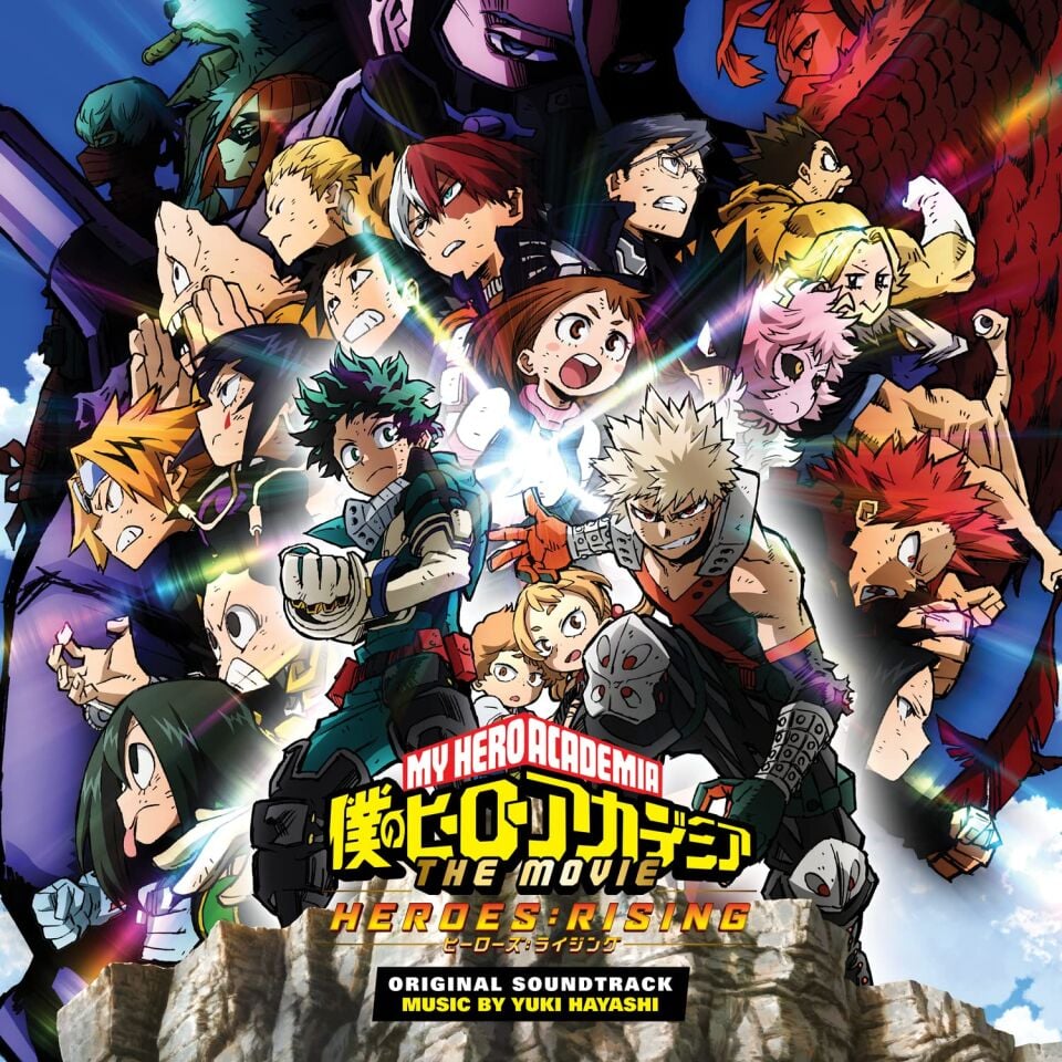 MY HERO ACADEMIA : HEROES RISING - ANIME SOUNDTRACK , ANISON / MUSIC BY YURI HAYASHI (2019) - 2xLP SIFIR PLAK