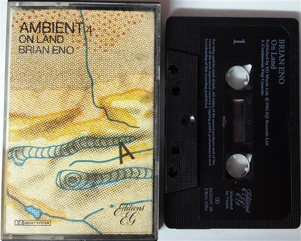 BRIAN ENO - AMBIENT 4 ON LAND (1982)  CASSETTE MADE IN USA ''USED''