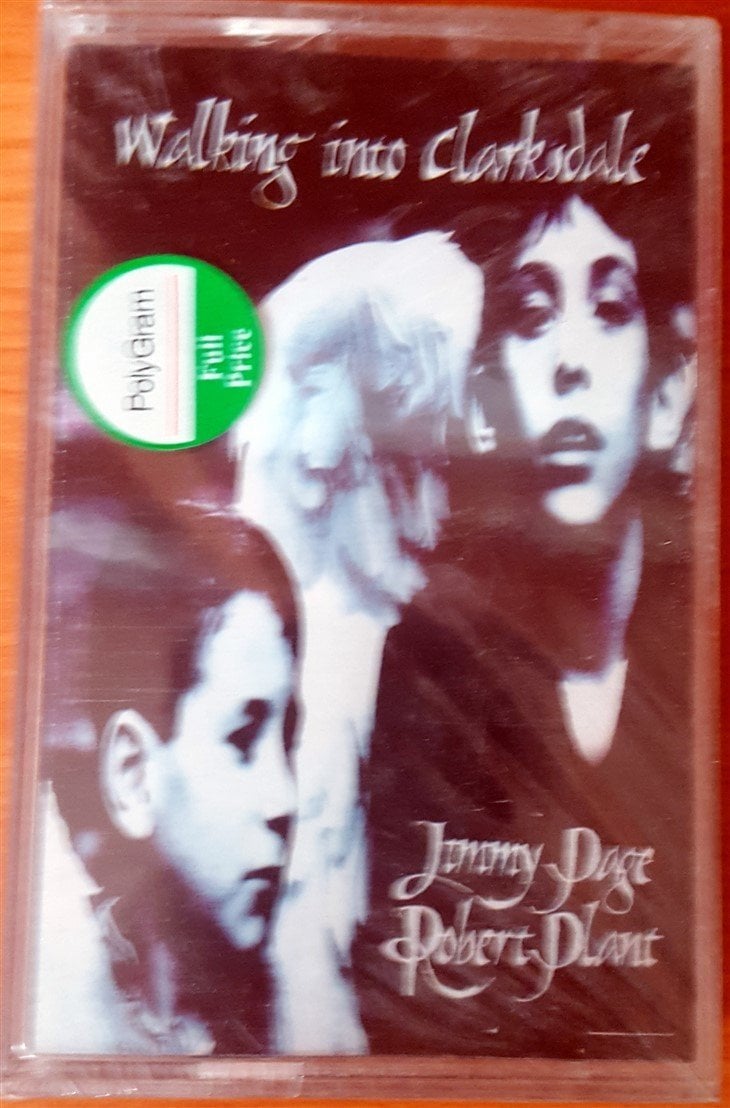 JIMMY PAGE & ROBERT PLANT - WALKING INTO CLARKSDALE CASSETTE MADE IN TURKEY ''NEW''