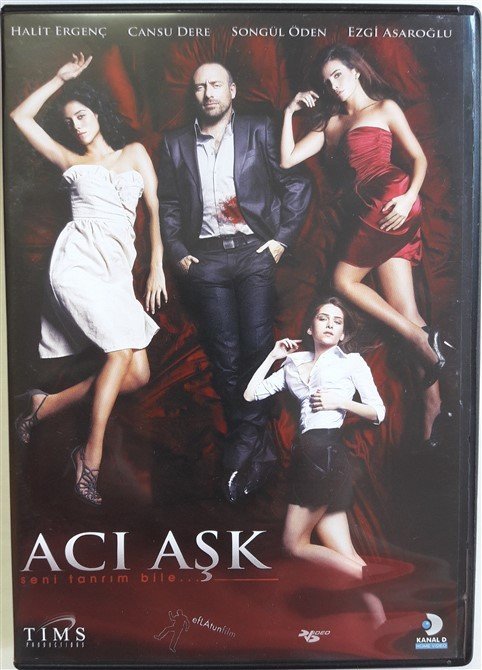 ACI AŞK - HALİT ERGENÇ - CANSU DERE - A. TANER ELHAN - DVD 2.EL