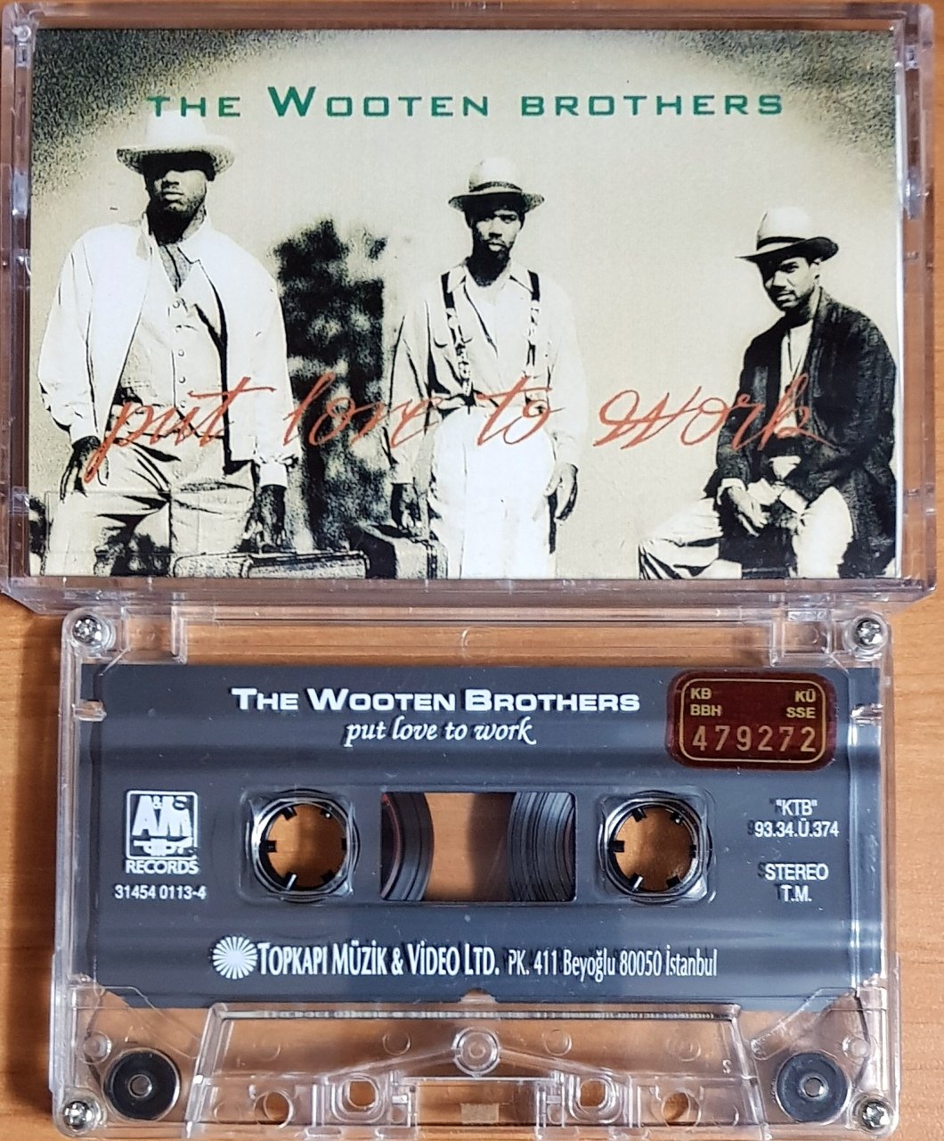 THE WOOTEN BROTHERS - PUT LOVE TO WORK (1993) TOPKAPI KASET 2.EL