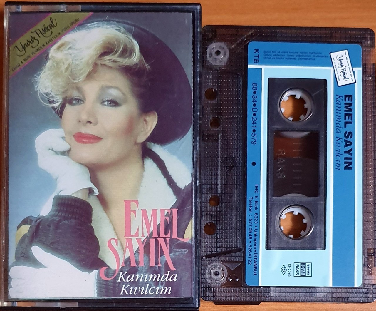 EMEL SAYIN - KANIMDA KIVILCIM (1988) - KASET 2.EL