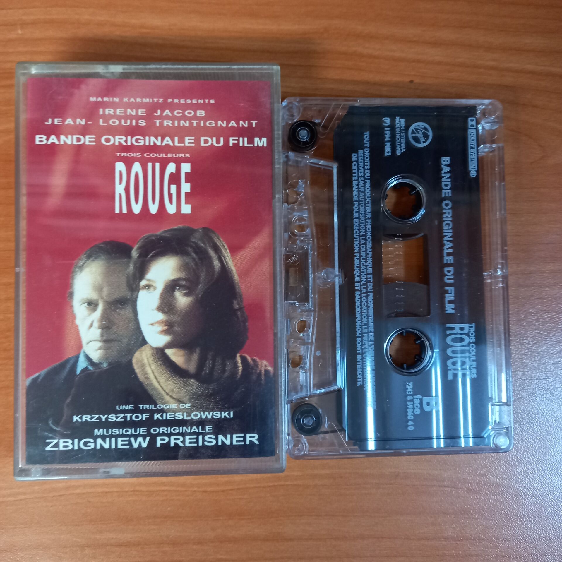 TORIS COULEURS - ROUGE / BANDE ORIGINALE DU FILM (1994) - KASET 2.EL
