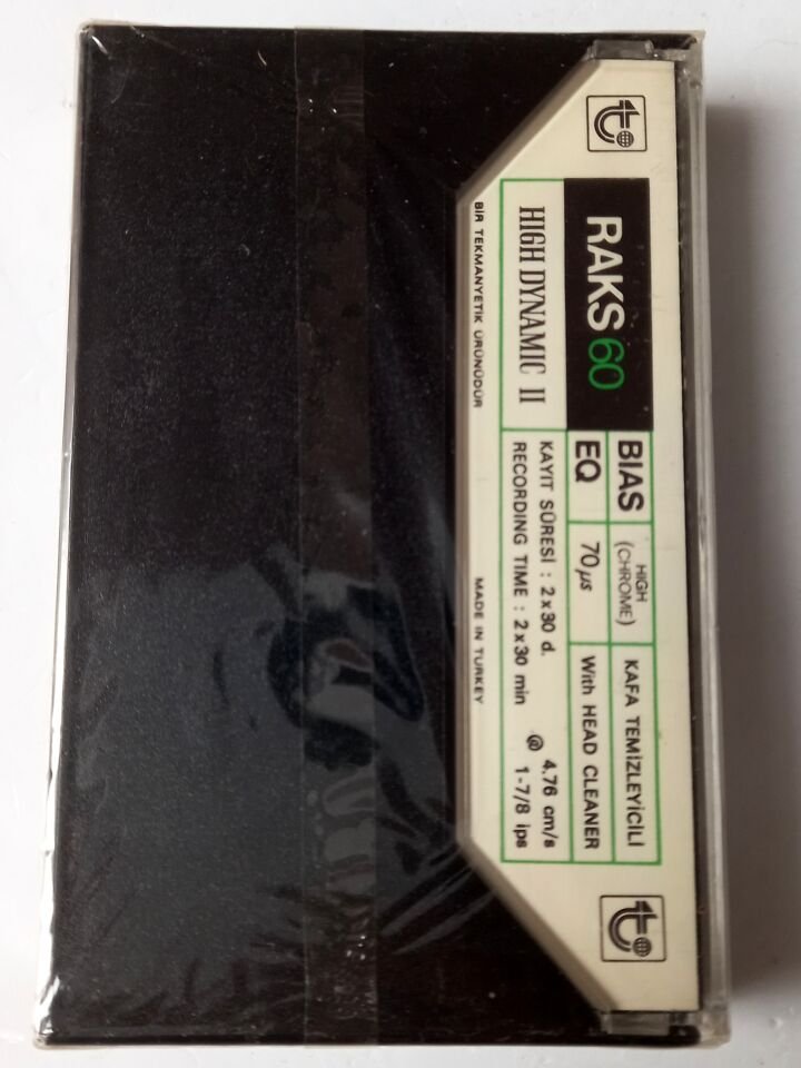 RAKS 60 / HIGH DYNAMIC II /MADE IN TURKEY - BOŞ KASET AMBALAJINDA SIFIR