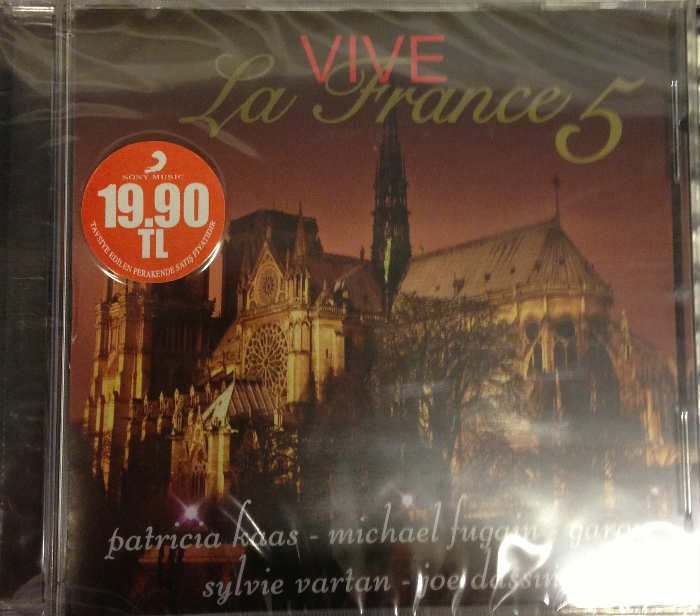 VIVE LA FRANCE VOL5 CD SIFIR DASSIN VARTAN ZAZ