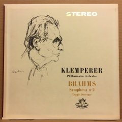 BRAHMS SYMPHONY NO 2 OTTO KLEMPERER 2.EL PLAK