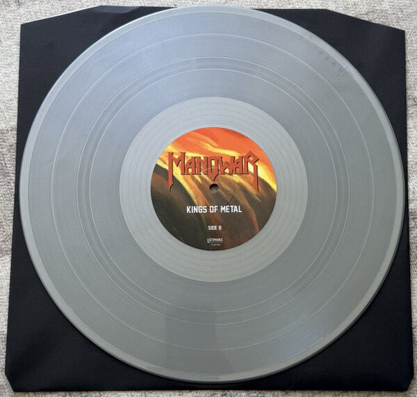 MANOWAR – KINGS OF METAL (1988) - LP 2026 REISSUE LIMITED EDITION SILVER COLOURED VINYL SIFIR PLAK
