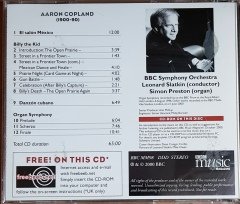 COPLAND: BILLY THE KID / BBC SYMPHONY ORCHESTRA, LEONARD SLATKIN (2000) BBC MUSIC MAGAZINE PROMO CD 2.EL
