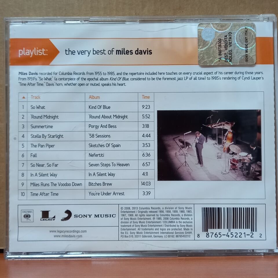MILES DAVIS - THE VERY BEST OF MILES DAVIS (2013) - CD 2.EL