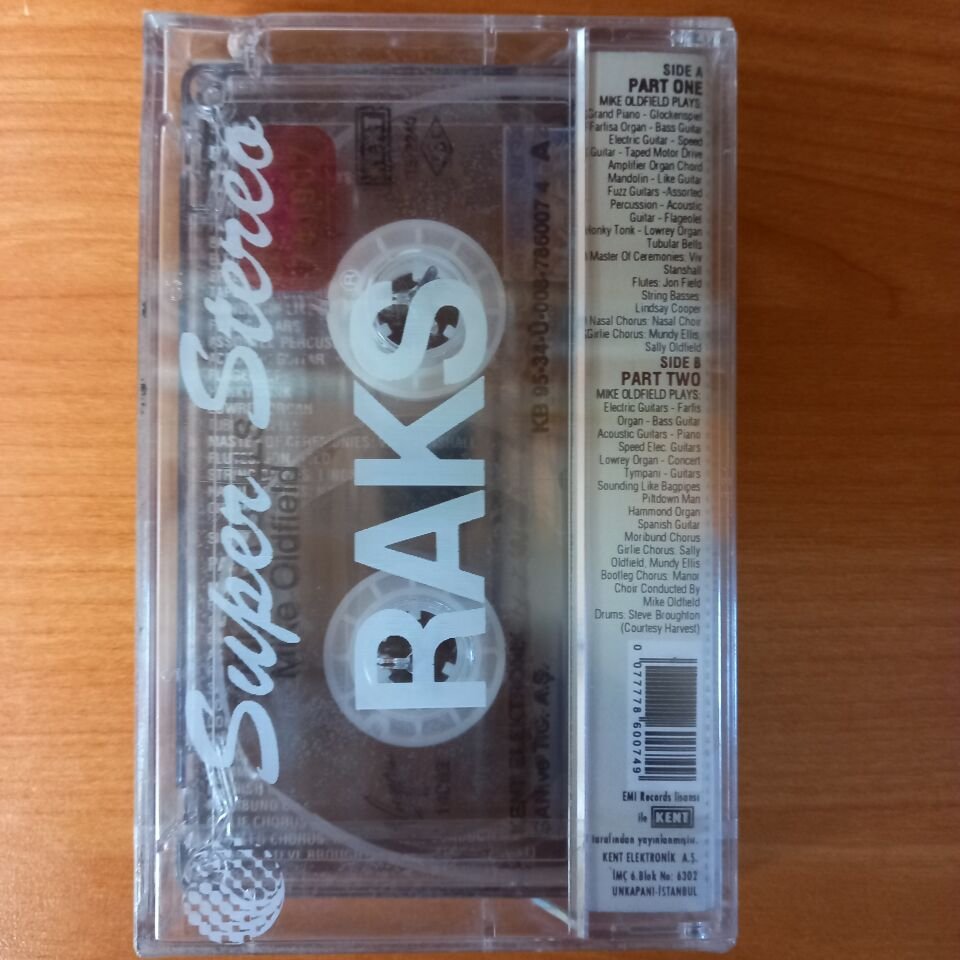 MIKE OLDFIELD - TUBULAR BELLS (1995) - KASET SIFIR