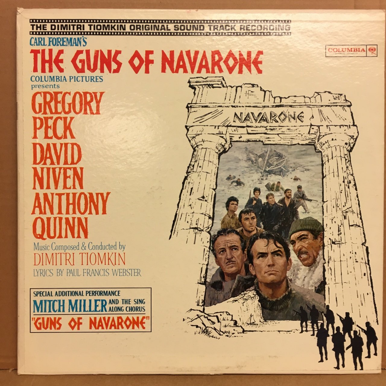THE GUNS OF NAVARONE SOUNDTRACK DIMITRI TIOMKIN 2.EL PLAK