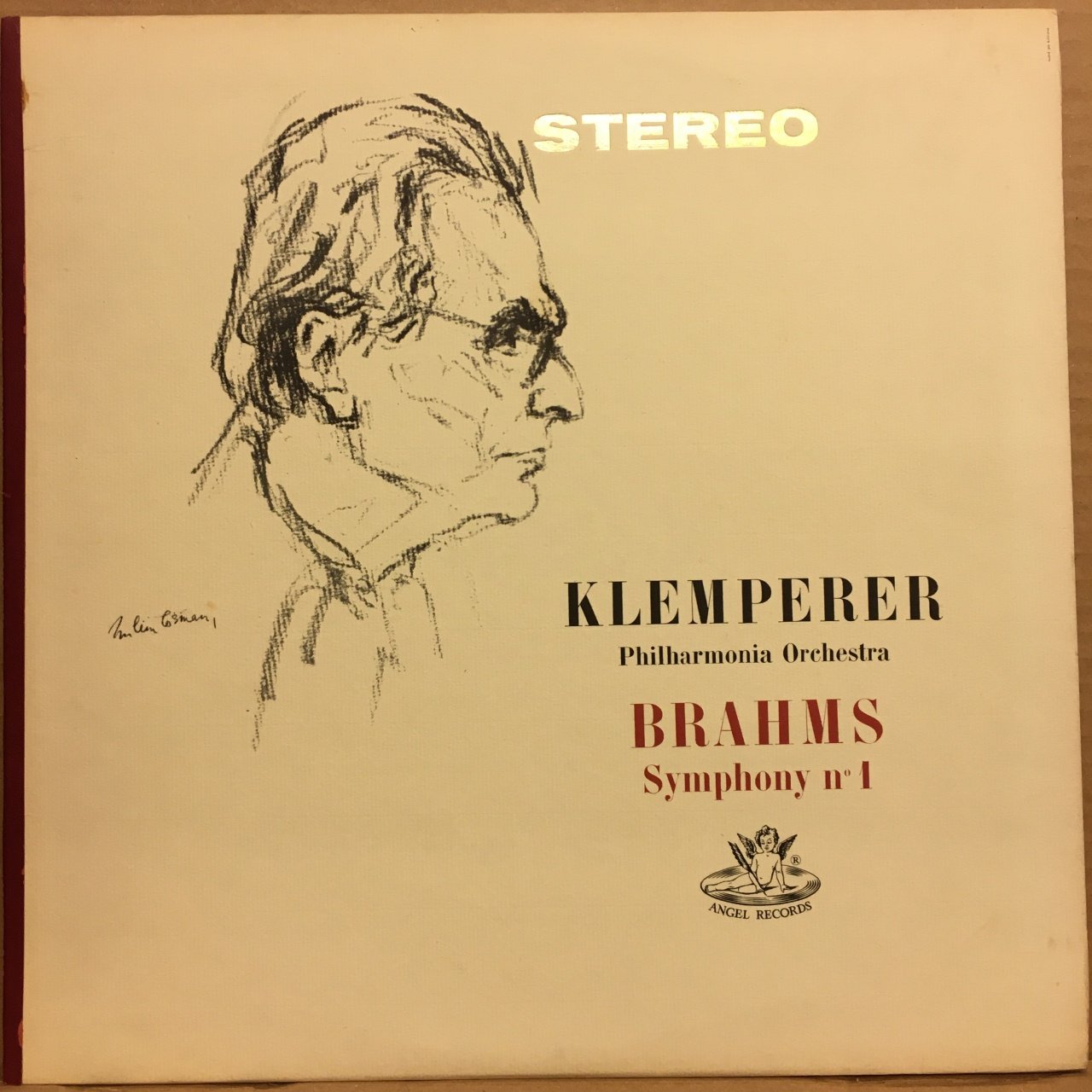 BRAHMS SYMPHONY NO 1 OTTO KLEMPERER 2.EL PLAK