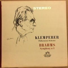 BRAHMS SYMPHONY NO 1 OTTO KLEMPERER 2.EL PLAK