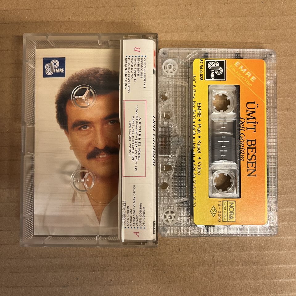 ÜMİT BESEN - DELİ GÖNLÜM (1987) - KASET 2.EL