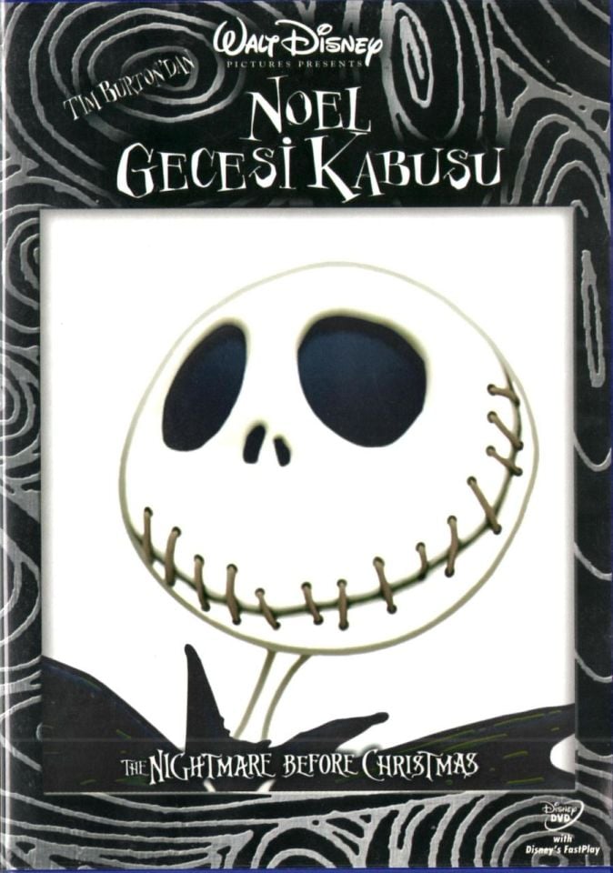 NOEL GECESİ KABUSU - THE NIGHTMARE BEFORE CHRISTMAS - TIM BURTON - HENRY SELICK - DVD 2.EL