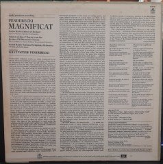 PENDERECKI: MAGNIFICAT, POLISH RADIO CHORUS OF KRAKOW, KRZYSTOF PENDERECKI (1975) - PLAK 2.EL