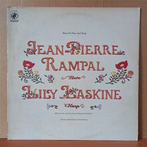 JEAN-PIERRE RAMPAL / LILY LASKINE – MUSIC FOR FLUTE AND HARP (1975) - LP 2.EL PLAK