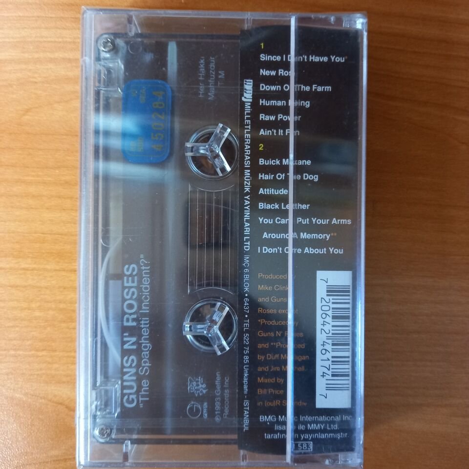 GUNS N' ROSES - THE SPAGHETTI INCIDENT? (1993) - KASET SIFIR