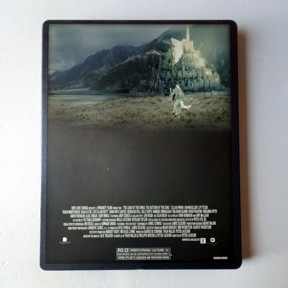 THE LORD OF THE RINGS: THE RETURN OF THE KING - ELIJAH WOOD, VIGGO MORTENSEN, IAN MCKELLEN - YÖN.: PETER JACKSON - 2BLU-RAY STEELBOOK METAL KUTU 2.EL