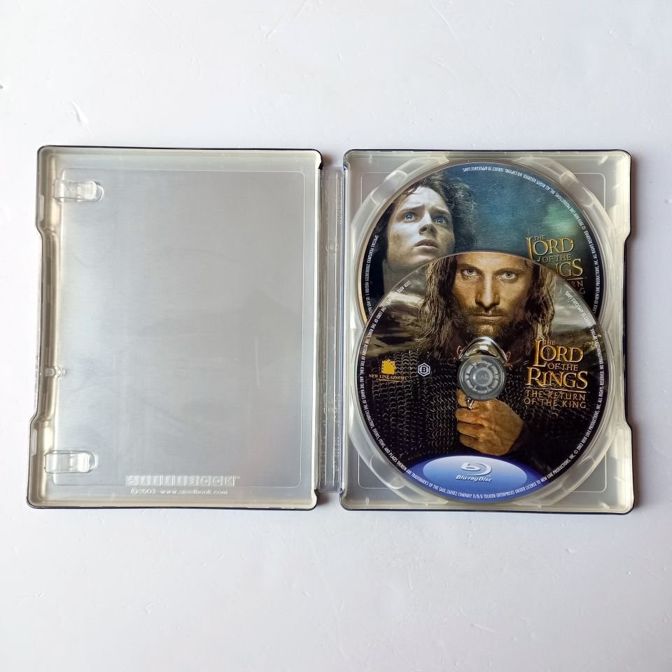 THE LORD OF THE RINGS: THE RETURN OF THE KING - ELIJAH WOOD, VIGGO MORTENSEN, IAN MCKELLEN - YÖN.: PETER JACKSON - 2BLU-RAY STEELBOOK METAL KUTU 2.EL