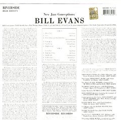 BILL EVANS - NEW JAZZ CONCEPTIONS (1956) - LP RIVERSIDE SIFIR PLAK