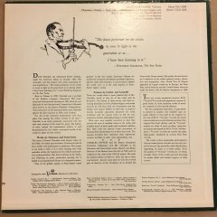 CHAUSSON / SAINT-SAENS/ LECLAIR LOCATELLI, DAVIS OISTRAKH, CHARLES MUNCH (1959) STEREO REISSUE 2.EL PLAK