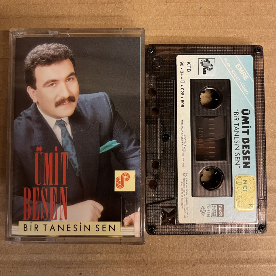 ÜMİT BESEN - BİR TANESİN SEN (1990) - KASET 2.EL