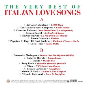 VERY BEST OF ITALIAN LOVE SONGS - V/A ADRIANO CELŞENTANO DALIDA MINA CATERINA VALENTE etc - LP SIFIR PLAK