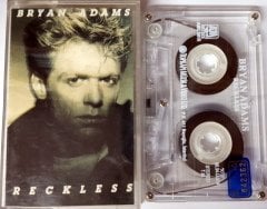BRYAN ADAMS - RECKLESS (1992) TOPKAPI CASSETTE MADE IN TURKEY ''USED''