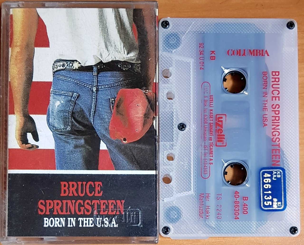 BRUCE SPRINGSTEEN - BORN IN THE USA (1992) UZELLİ KASET 2.EL