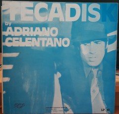 ADRIANO CELENTANO - TECADISK - PLAK 2.EL YERLİ BASKI