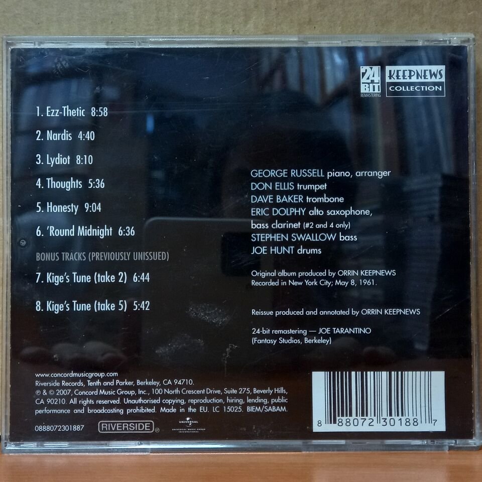 GEORGE RUSSELL SEXTET – EZZ-THETICS (2007) - CD 2.EL