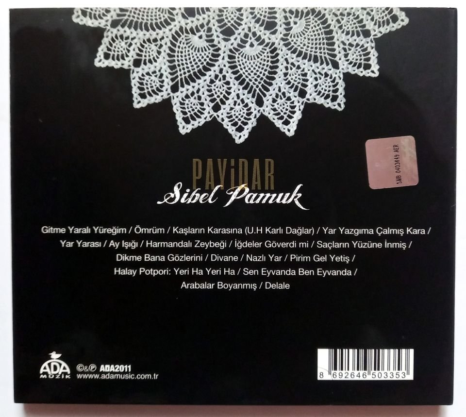 SİBEL PAMUK - PAYİDAR (2011) - CD 2.EL