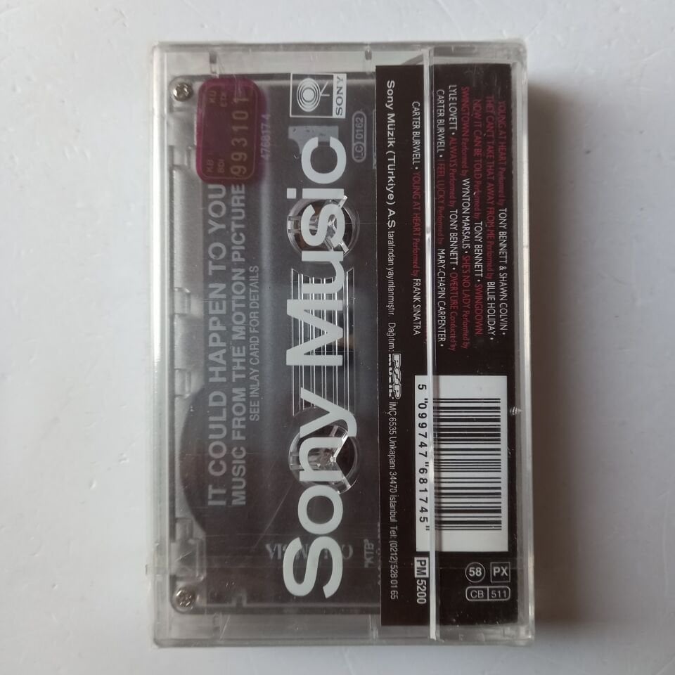 IT COULD HAPPEN TO YOU SOUNDTRACK / TONY BENNETT, CARTER BURWELL, BILIE HOLIDAY, WYNTON MARSALIS (1994) -  AMBALAJINDA SIFIR KASET
