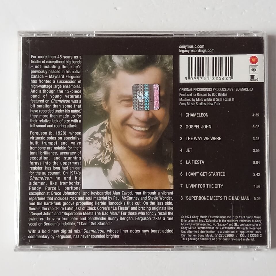 MAYNARD FERGUSON – CHAMELEON (1974) - CD REMASTERED 2003 REISSUE 2.EL