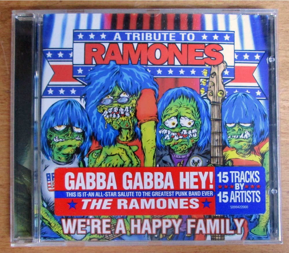 A TRIBUTE TO RAMONES WE'RE HAPPY FAMILY CD 2.EL