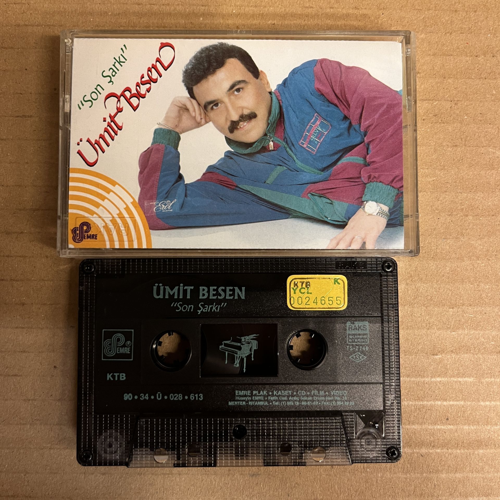 ÜMİT BESEN - SON ŞARKI (1990) - KASET 2.EL