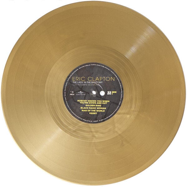 ERIC CLAPTON - THE LADY IN THE BALCONY : LOCKDOWN SESSIONS (2021) - 2xLP 2023 GOLD COLOURED EDITION SIFIR PLAK
