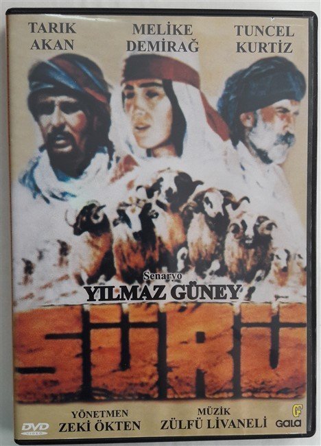 SÜRÜ - TARIK AKAN - MELİKE DEMİRAĞ - TUNCEL KURTİZ - YILMAZ GÜNEY - ZEKİ ÖKTEN - DVD 2.EL