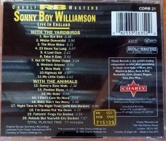 SONNY BOY WILLIAMSON - LIVE IN ENGLAND WITH THE YARDBIRDS & THE ANIMALS (1995) CHARYL RECORDS CD 2.EL